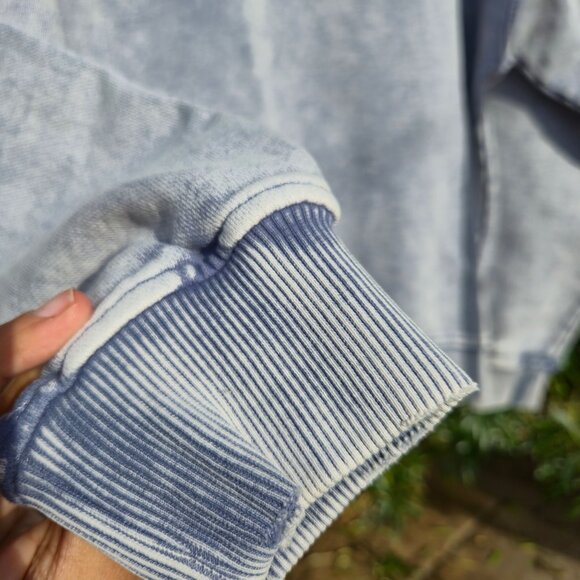 Free People Snow Washed Destroyed Crew - Picture 5 of 7